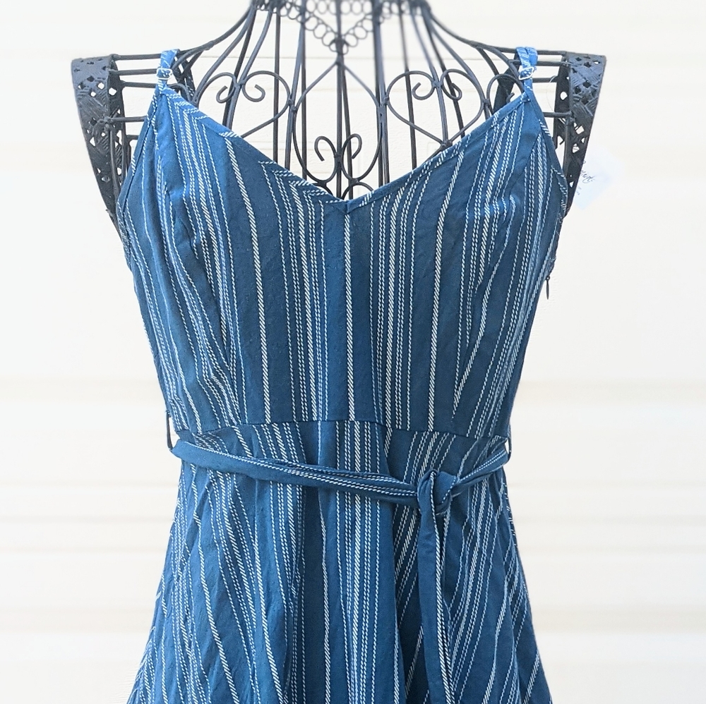 Striped Fit and Flatter Dress